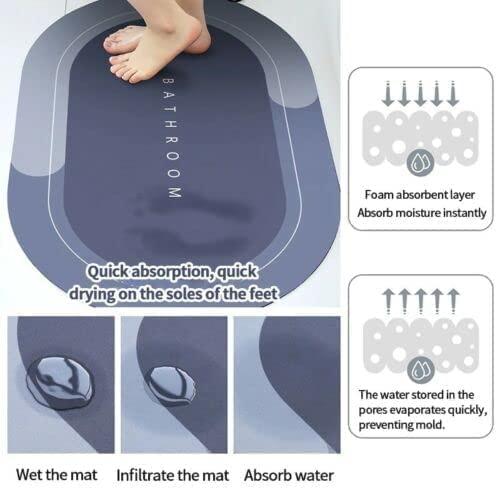 Shower Foot Cleaner Scrubber Foot Brush Massager Pad Non Slip Suction Cup Exfoliating Dead Skin Foot Mat for Shower (Pack of 2)