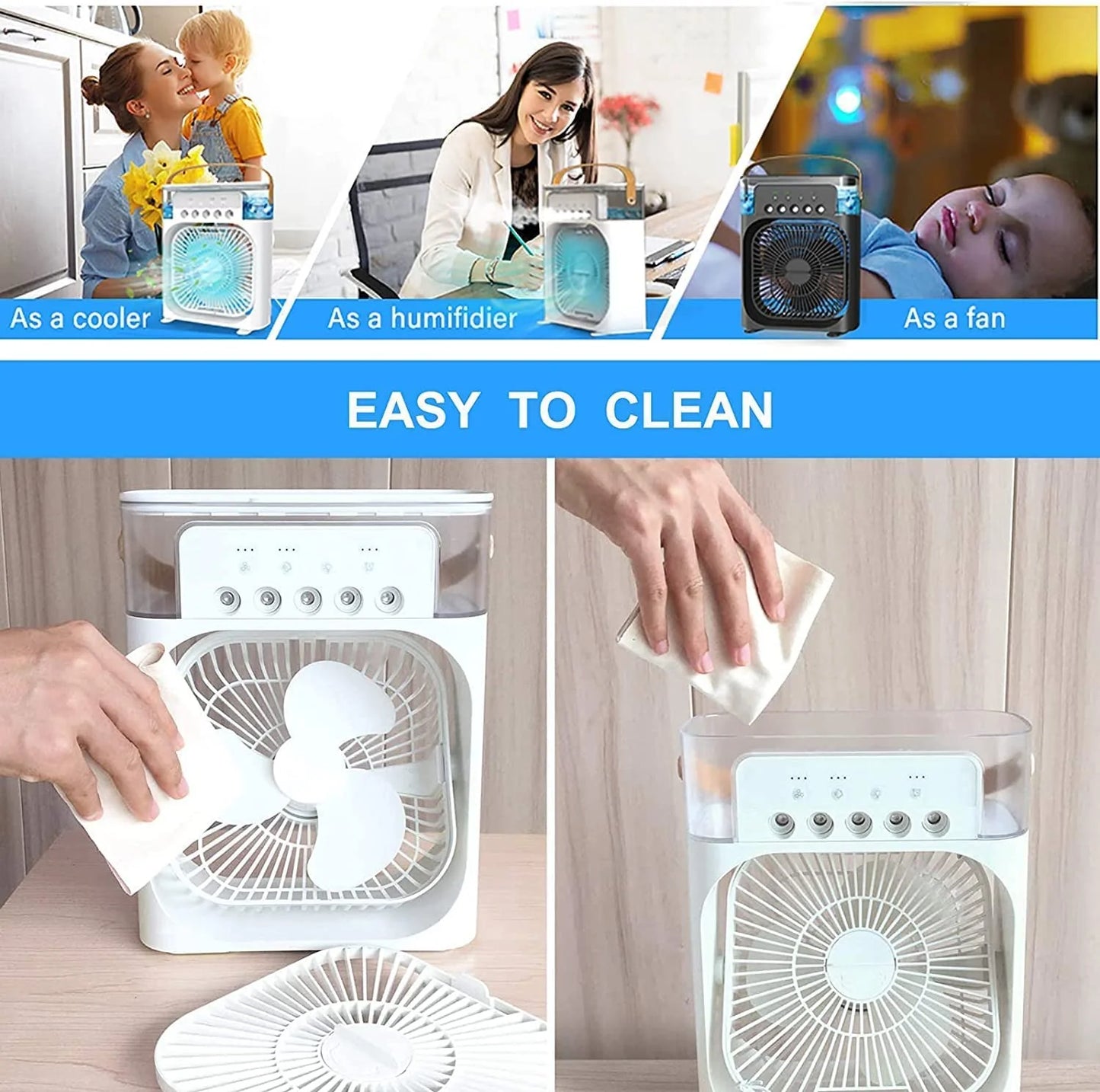 Portable Air Conditioner Fan Mini Air Cooler